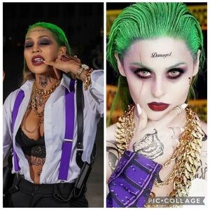 Women’s Suicide Squad Joker Halloween Costume Accessories-Harley Quinn